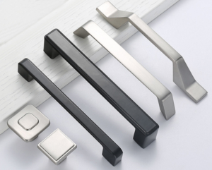 silver color furniture handles